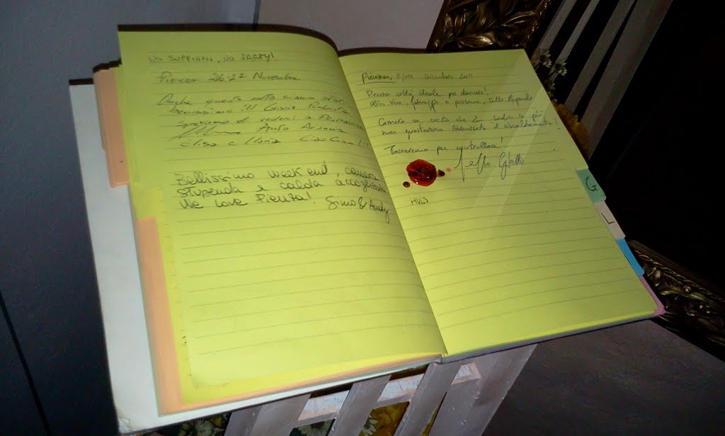 Libro Degli Ospiti In Pelle Borgogna - Registro Firma Matrimonio Con Pagine Righe, Formato Orizzontale
